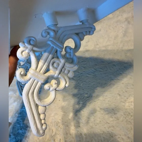 1979 HOMCO #3528 basket weave shelf - Picture 5 of 5